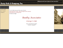 Tablet Screenshot of coreycole.com